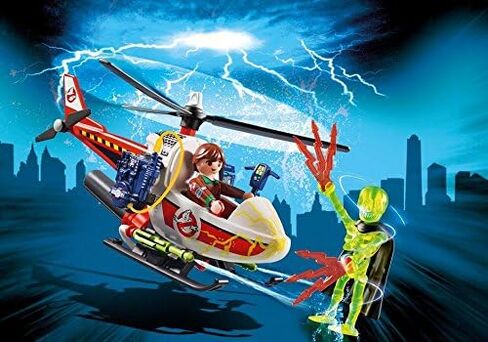 Playmobil Venkman مع مجموعة بناء طائرات الهليكوبتر in Kuwait