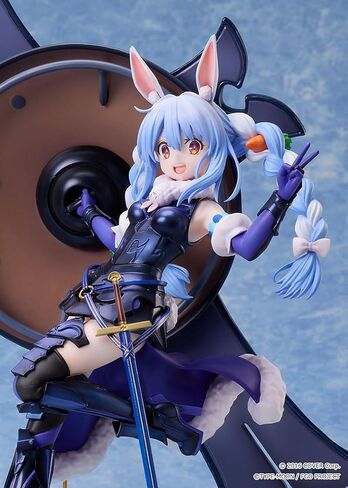 إنتاج Hololive X مصير/ترتيب كبير: USADA Pekora X SHIELDER/MASH KYRIELight 1: 7 مقياس PVC الشكل in Kuwait