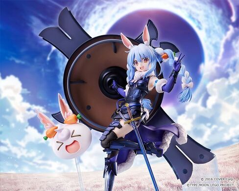 إنتاج Hololive X مصير/ترتيب كبير: USADA Pekora X SHIELDER/MASH KYRIELight 1: 7 مقياس PVC الشكل in Kuwait