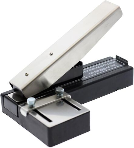 Heavy Duty Stapler Style ID Badge Slot Hole Punch (Rectangle) - with Adjustable Guides and Non-Skid Base for PVC & Plastic and Laminated Paper Cards by Specialist ID in Saudi Arabia