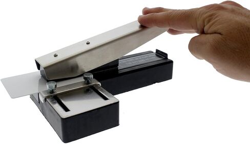 Heavy Duty Stapler Style ID Badge Slot Hole Punch (Rectangle) - with Adjustable Guides and Non-Skid Base for PVC & Plastic and Laminated Paper Cards by Specialist ID in Saudi Arabia