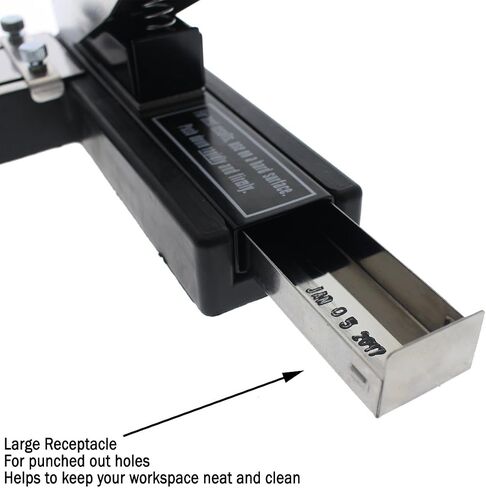 Heavy Duty Stapler Style ID Badge Slot Hole Punch (Rectangle) - with Adjustable Guides and Non-Skid Base for PVC & Plastic and Laminated Paper Cards by Specialist ID in Saudi Arabia