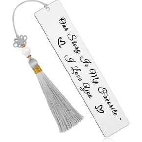 Anniversary Couple Gift Ideas Bookmark for Him Her Wedding Gift for Couple Boyfriend Gift from Girlfriend Bridal Shower Gift Wedding Gifts for Bride Groom Couple Bookmark Book Lover Gift