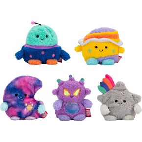 BumBumz 4.5-inch LemonadeStandBumz Plush 5-Pack - Lemon Leah, Strawberry Lemonade Shivani, Dandelion Darlene, Lemonade Stand Larry, Lemonade Pitcher Luka - from The Makers of Original Squishmallows