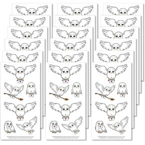 Paper House Productions Harry Potter Hedwig Sticker Sheets Multipack (Pack of 18 Sheets)