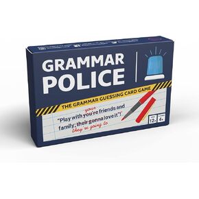 Grammar Police Game - Correct The Bad Grammar Flash Card Game - Fun Grammar Detective Game - Suitable for Family, Kids, Teenagers & Adults…