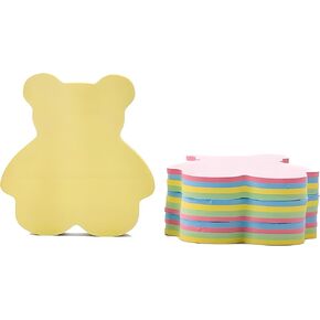 Heart Sticky Notes 3 x 3 inches, Vibrant Colors and Variety, Suitable for Office, Home, School. 800Sheets, 8 Pads, 100 Sheets/Pads