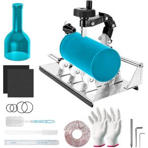 SZXDG Glass Bottle Cutter, 2025 Upgraded Glass Cutter and Glass Cutters Tools Kit for Wine, Beer, Whiskey, Rum, Vodka, Liquor, DIY Glass Bottle Cutter Kit, Glass Cutting Tool Craft Kit