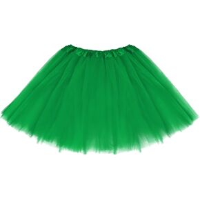 Tutu Skirt 3 Layered Tutu Skirts Rose Red Tulle Tutu skirts Tutus for Women Adult Running 80s Costumes Halloween Dance Ballet party (Rose Red)