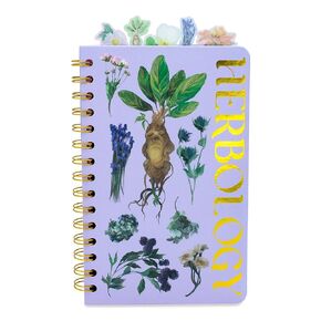 Harry Potter Hogwarts Herbology 75-Page Spiral Notebook | Bound Sketchbook Journal, School Supplies For College, Business | 8 x 5 Inches