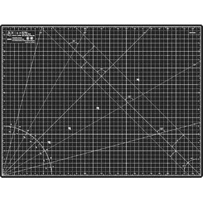 Elan Cutting Mat A2 Black & Taupe, Self Healing Cutting Mat 24 x 18 INCH, 5-Ply Craft Mat Black, Hobby Cutting Mat 24x18 INCH, Fabric Cutting Board for Crafts, Quilting Cutting Board, Modeling Mat