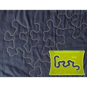 Parrs Coverall & Meander Free Motion Quilting Ruler