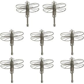 XXhailan Owl and Dragonfly Shape Paper Clips Creative Shape for Bookmark Office School Stationery Notebook Scrapbooks Planner Wedding Party Invitation Decoration Document Holder 10 Pcs (Dragonfly)