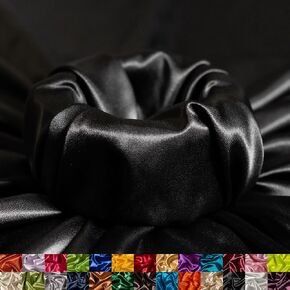Stretch Charmeuse Satin Fabric by The Yard - 58/60" Wide Premium Silky & Smooth Charmeuse Fabric by The Yard for Sewing Apparel, Dresses, Night Gowns, Tablecloths & More - Champagne - 2 Yards