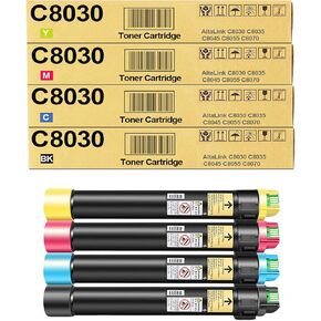 Remanufactured 006R01697 006R01698 006R01699 006R01700 Toner Cartridge Use for AltaLink C8030 C8035 C8045 C8055 C8070 Printers (4-Pack)