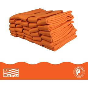 Quick Dam 4ft Water Dam Flood Barrier for Leaks, Spills and water containment, 30pk, Orange