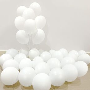 Large White Balloons 36 Inches 4 Pack Giant Jumbo Big Thicken Round White Balloon for Wedding Party Decorations
