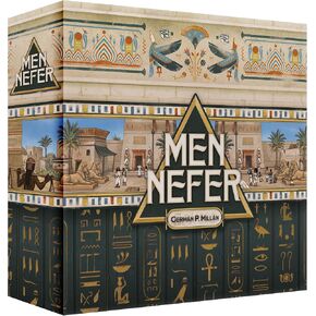 Men-Nefer Board Game - Journey Through Ancient Egypt! Worker Placement Strategy Game, Fun Family Game for Kids & Adults, Ages 14+, 1-4 Players, 60-120 Minute Playtime, Made by Ludonova