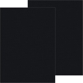 2 Sheets Puffer Down Jacket Patches, Nylon Puffer Jacket Repair Patch, Waterproof Stick on Tape for Coat Clothing Tent Sleeping Bags Ski Pants Holes Repairing- Black