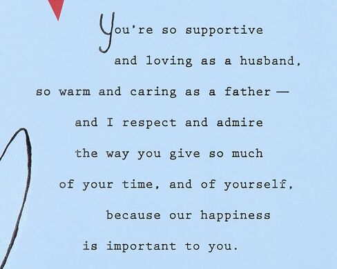 American Greetings Valentines Day Card للزوج (تقاسم أفراح الأبوة معك) in Saudi Arabia