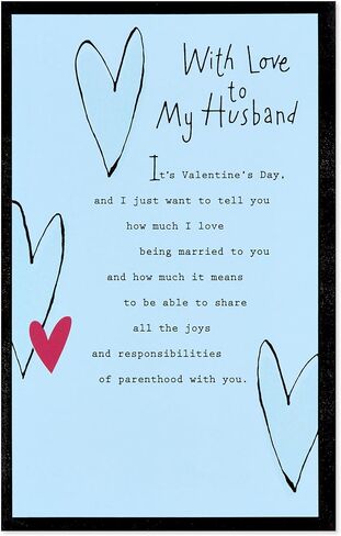 American Greetings Valentines Day Card للزوج (تقاسم أفراح الأبوة معك) in Saudi Arabia
