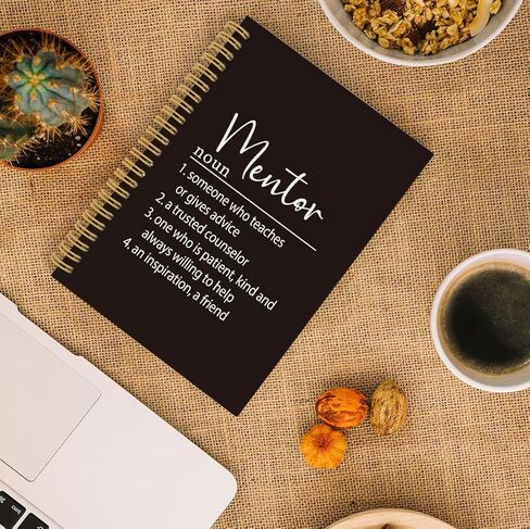 Mentor Gift Spiral Noteboor ، هدية لمجلة Mentor ، هدايا التقدير ، شكرًا لك هدايا التقاعد لمرشد Men Men Women 5.5 "× 8.3" 164 صفحة. in Kuwait