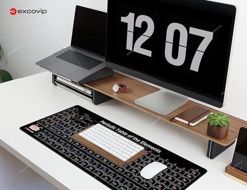 Large Mouse Pad XL - Unique Desk Mouse Mat with Built-in Vim Cheat Sheet - Easy to Clean Mouse and Keyboard Pad with Comprehensive Vim Shortcut for Software Engineers in Kuwait