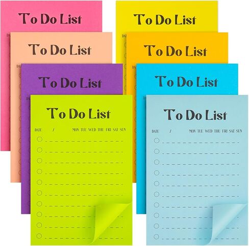 وسادات مبطمة مبطنة لزجة ، وسادة الملاحظات اللزجة 4 × 9 بوصة ، 50 ورقة/وسادة ، وملاحظات لزجة مع خطوط ، وملاحظات لاصقة كبيرة للمكتب ، والمدرسة ، ولون الباستيلان in Kuwait