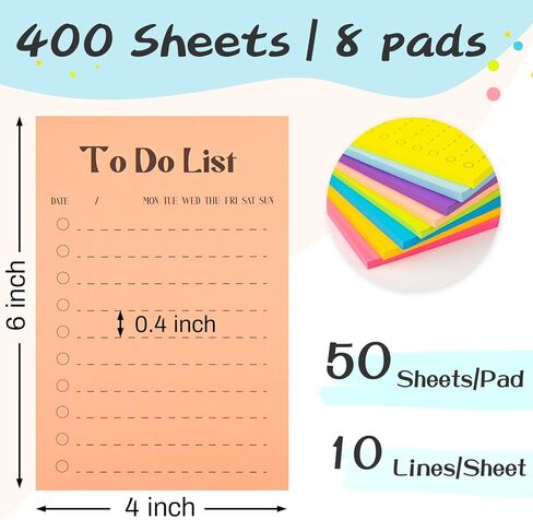 وسادات مبطمة مبطنة لزجة ، وسادة الملاحظات اللزجة 4 × 9 بوصة ، 50 ورقة/وسادة ، وملاحظات لزجة مع خطوط ، وملاحظات لاصقة كبيرة للمكتب ، والمدرسة ، ولون الباستيلان in Kuwait