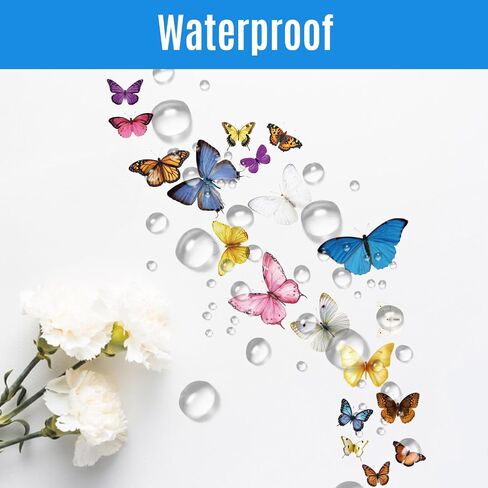 600Pcs Butterfly Stickers,Self-Adhesive PVC Vintage Butterfly Stickers for Scrapbook, Laptop, Journal, DIY Project, Window, Envelope Spring Themed Party Decors in Saudi Arabia