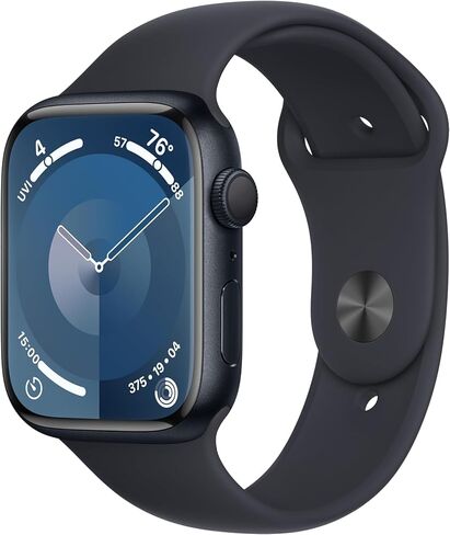 Apple Watch Series 9 [GPS 41mm] Starlight Aluminum Case with Starlight Sport Band M/L (Renewed Premium) in Saudi Arabia