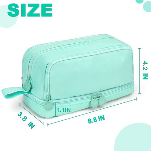 large capacity pencil case aesthetic pink pencil pouch school supplies for girls big pencils case for teen girls extra large special pen bag pencil bags with zipper pen cases for adults ,student(Pink) in Saudi Arabia
