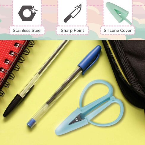 JubileeYarn Tiny Traveler Scissors - Portable Mini Airplane Snips - Aqua Haze - 1 Pair in Saudi Arabia