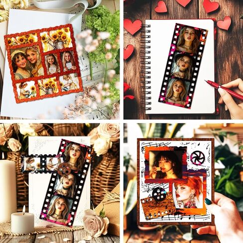 Mayjoydiy Photo Frame Cuts لصنع البطاقات إطارات أفلام عتيقة القطع المعاد in Kuwait