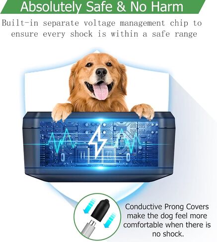 Bark Collar for Dogs - Edixeno USB-C Rechargeable Braking Training Collar with 5 Levels Adjustable Sensitivity Harmless Vibration Collar for Small Medium and Large Dogs (Black) in Saudi Arabia