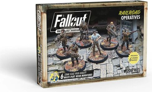 Modiphius Fallout - Wasteland Warfare - Railroad Operatives, Multi in Kuwait