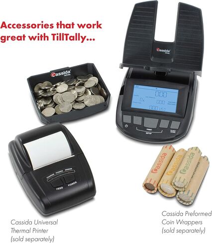 Cassida Professional Conting Counting Bill Counter (Till Tally) ، 1 Pack ، Black in Kuwait