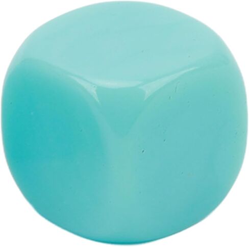 30PCS Fun Blank Dice Set, 16MM Plastic 6 Sided Round Corners Dice Cubes, Polyhedral Dice Set, DIY Puzzle Round Corner for Classroom Teaching, Board Games, Dices Game, Parties in Kuwait