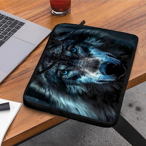 Laptop Sleeve Case 13-14 Inch, Shockproof Protective Cover, Durable Water-Resistant Bag Compatible for MacBook, HP, Lenovo, Dell, ASUS, Green Dragon Design in Saudi Arabia