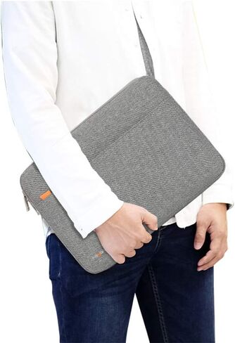 KAYOND 360° Protective 15-15.6 Inch Laptop Sleeve Case, Compatible MacBook pro 15.4（2012-2016） MacBook pro 16 and 15.6 inch Notebook Computer， Water Resistant Notebook Bag –Gray in Saudi Arabia