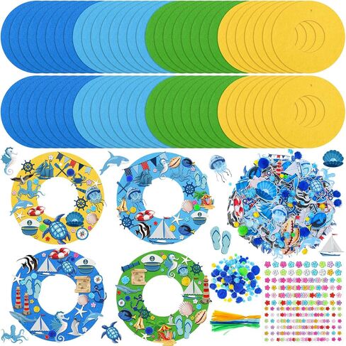 32 مجموعة من مجموعات إكليل الزهور الزنبركية DIY BEE WEETH KITS الصيف شعرت نحلة معلقة الزخارف الزخارف مع عباد الشمس عسل زهرة GNOM in Kuwait