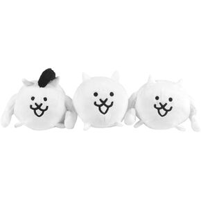 PONOS Official The Battle Cats Plush - Cat Evolutions Set Plushie - 5 Inch Collectible Battle Cats Soft Stuffed Animals