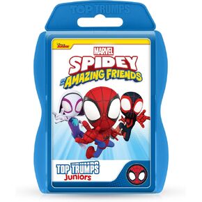 Top Trumps Card Game Spidey & Friends Junior - 5-in-1 Games for Kids - Learning Games - Kids Card Games - Card Games for Families - Quiz, Trivia, Memory Game - 2+ Players Game for 3 Plus Kids