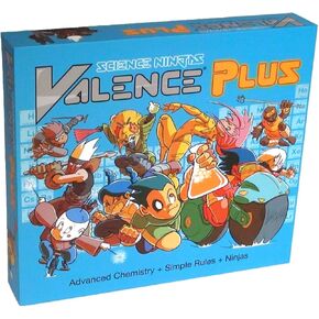 لعبة CALLENCE PLUS CARD - جدول بطاقات العناصر الدورية ، لعبة بطاقة الإستراتيجية ، ألعاب العلوم ومجموعة الكيمياء ، ألعاب الأطفال التعليمية مع قواعد بسيطة و NINJAS ، الجزيئات وألعاب العناصر للأطفال
