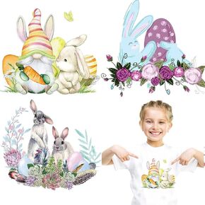 Flowers Iron on Transfer Bohemian Iron on Patches for Clothes Bohemian Heat Transfer Ironing Stickers On T-Shirt Applique