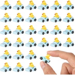 30pcs Mini Resin Ducks, Cute Rubber Ducks Miniature Resin Ducks Small Tiny Resin Ducks Decoration Waterproof Little Ducks Perfect DIY Decorations Birthday Festival Party Toy Gifts(Red) in Kuwait