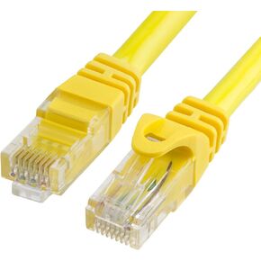 Cmple - CAT 6 500MHz UTP ETHERNET LAN NETWORK CABLE -25 FT Black