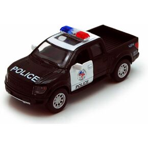 KiNSMART 🚨 2013 Ford F-150 SVT Raptor Supercrew Police Rescue Edition 1:46 Scale 5inch Die Cast Metal Model Toy Rescue Trucks