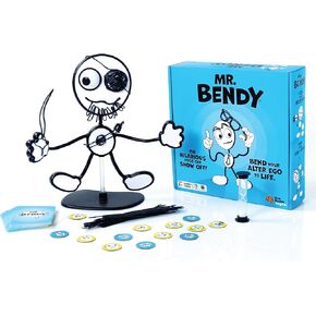 Fat Brain Toys Mr. Bendy - Craft, Bend, & Guess! Party Game for Kids & Adults