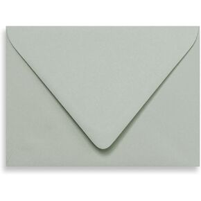 Eucalyptus A7 Euro Curved Flap Matte Invitation Envelopes - Pack of 50